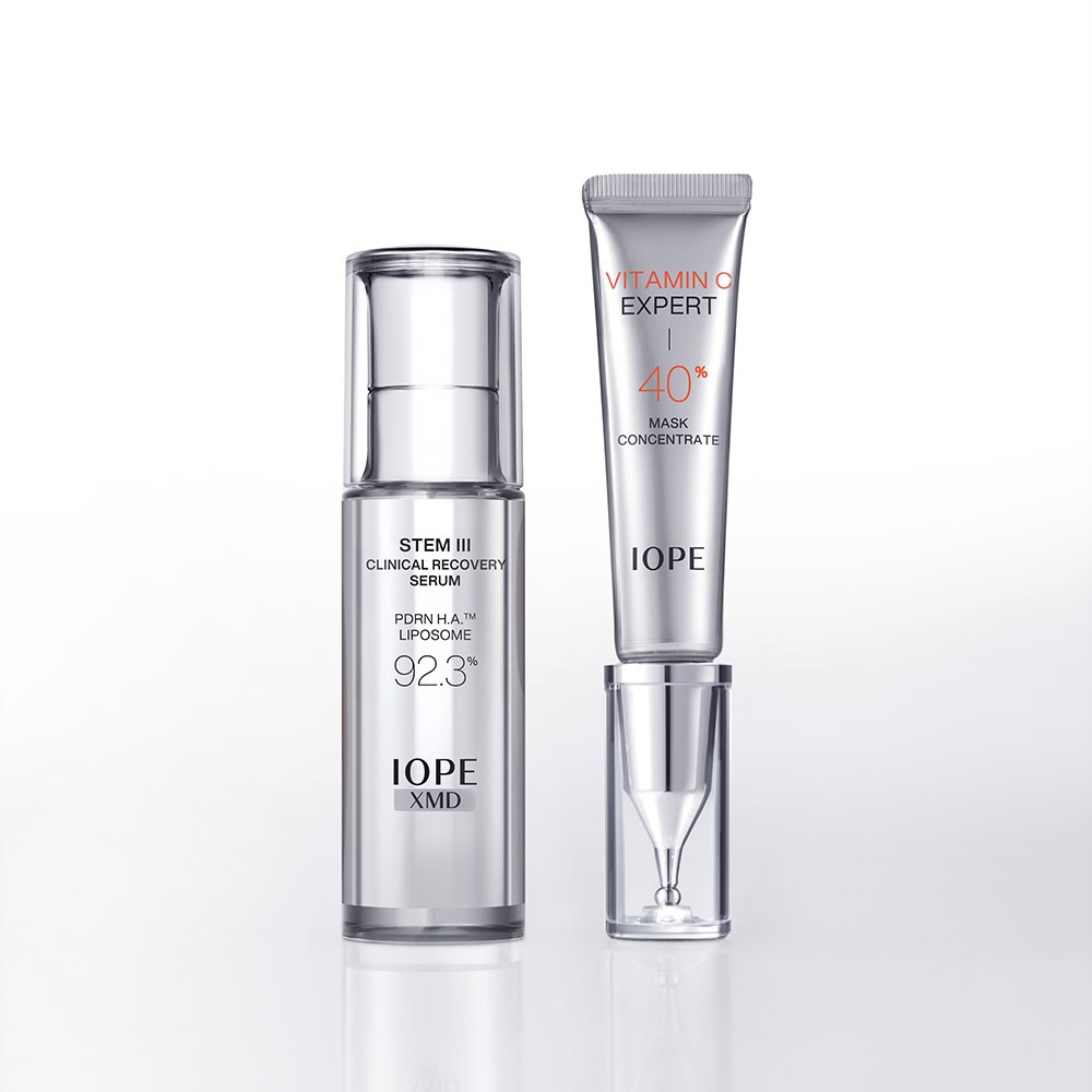 [네이버 단독] 아이오페 전문관리 듀오 세트 (XMD 스템3 세럼 30ml + 비타민C 40% 컨센트레이트 15g) - 상세 이미지 4