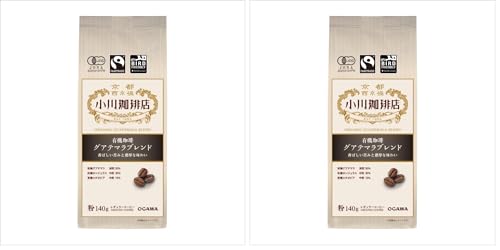 오가와커피 유기농커피 과테말라 블렌드 분말 140g X 2개