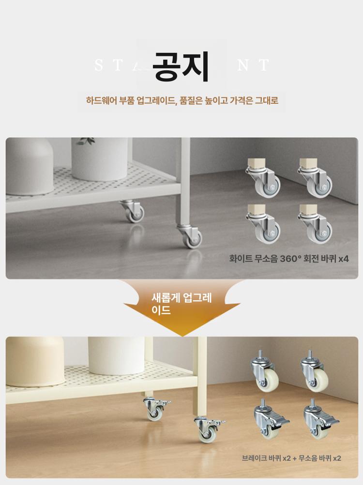 이동식 화분 선반 꽃집 진열대 식물장 식물 정리대 철제 블랙 3단 100 x 25x88 중간 - 상세 이미지 5
