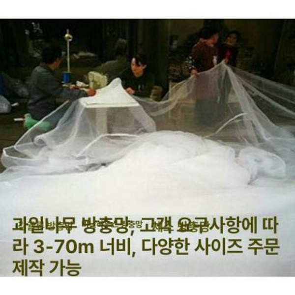 프리미엄 농업용 방충망 메뚜기망 비닐하우스 비닐 해충방지 암호화 40목 두꺼운 1m 폭 100m - 상세 이미지 4
