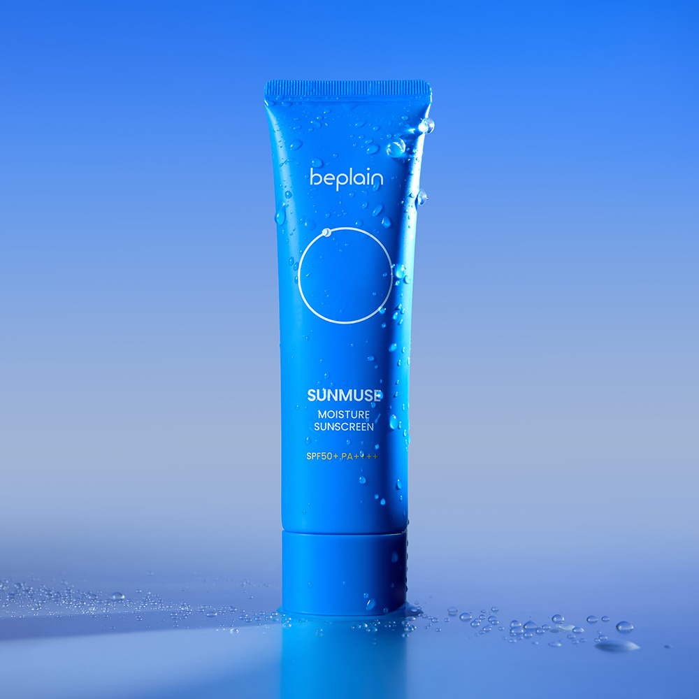 비플레인 선뮤즈 모이스처 선크림 (SPF50+/PA++++) 50ml, 1개 제품 이미지