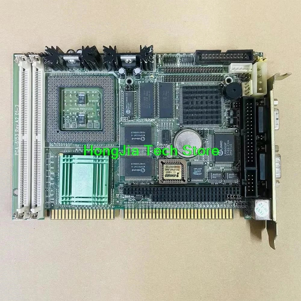 어드밴텍 ISA 산업제어 컴퓨터 보드 절반 길이 PCA-6153 Rev.A2 01-3