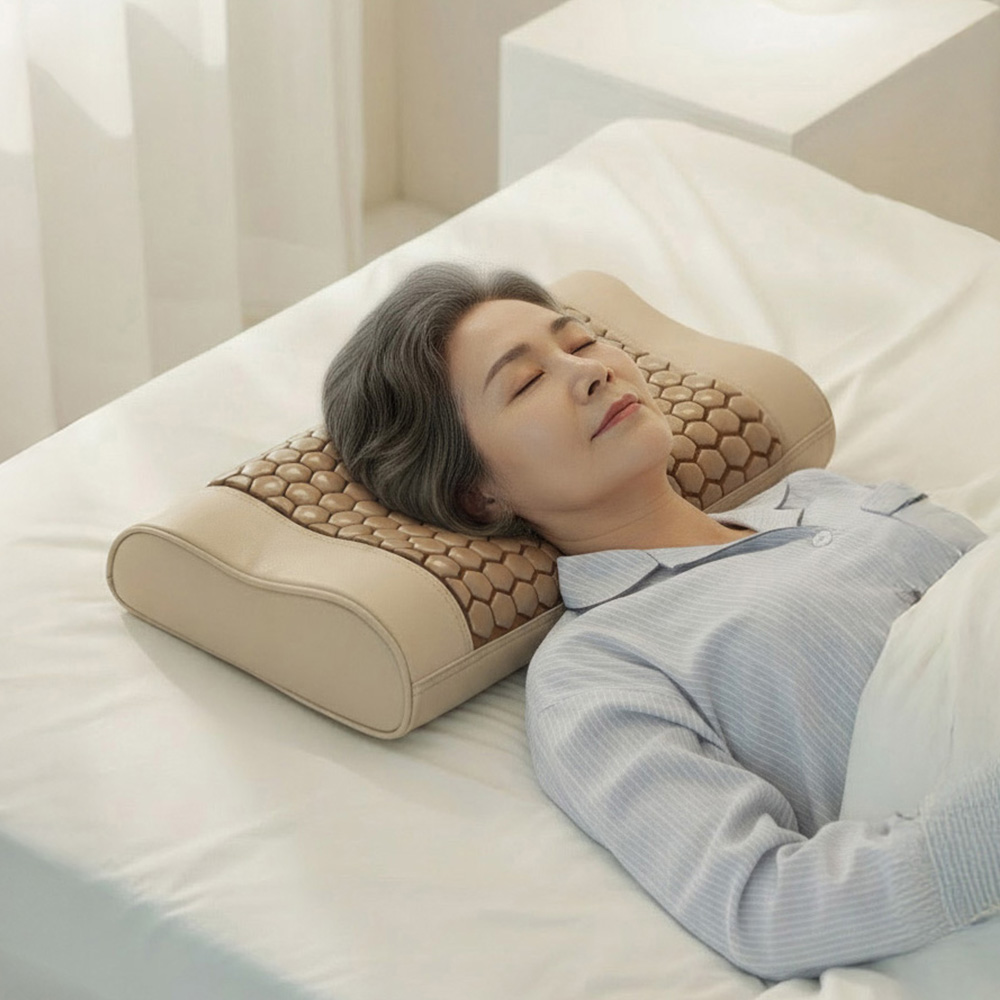 미건 수자타 PEMF 뇌건강베개 경추 거북목 수면 베개 이미지 7