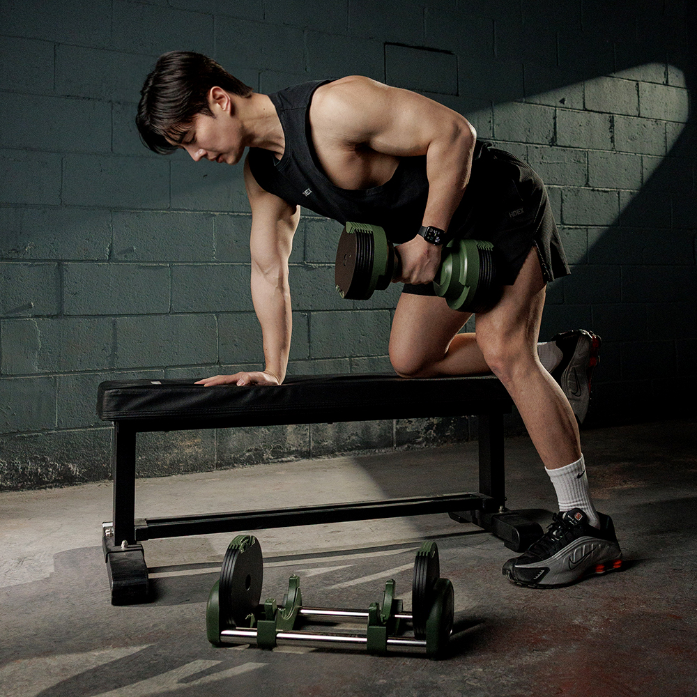 멜킨 그립톤 무게조절 덤벨 24kg 단위 1kg 중량 조절 홈짐 조립아령 조립식 세트 이미지 2