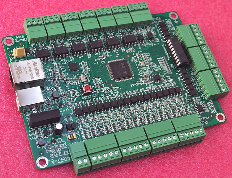 USB  이더넷 Mach3 네트워크 인터페이스 보드 포트 모션 제어 카드 3456 축 CNC 타각기