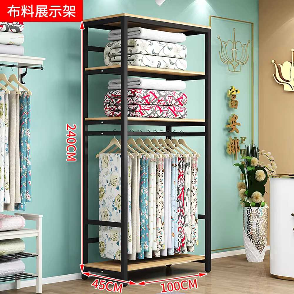 이불 진열장 침대 침구 담요 다층 랙 쿠션 전시 가게 80x200cm 원단 디스플레이 선반 - 상세 이미지 3