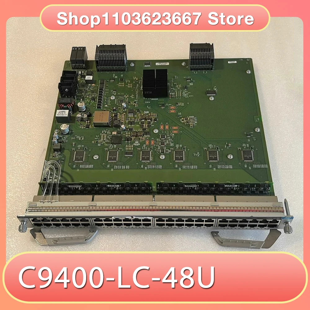 48 포트 POE 전원 스위치 모듈 인터페이스 카드 C9400-LC-48U