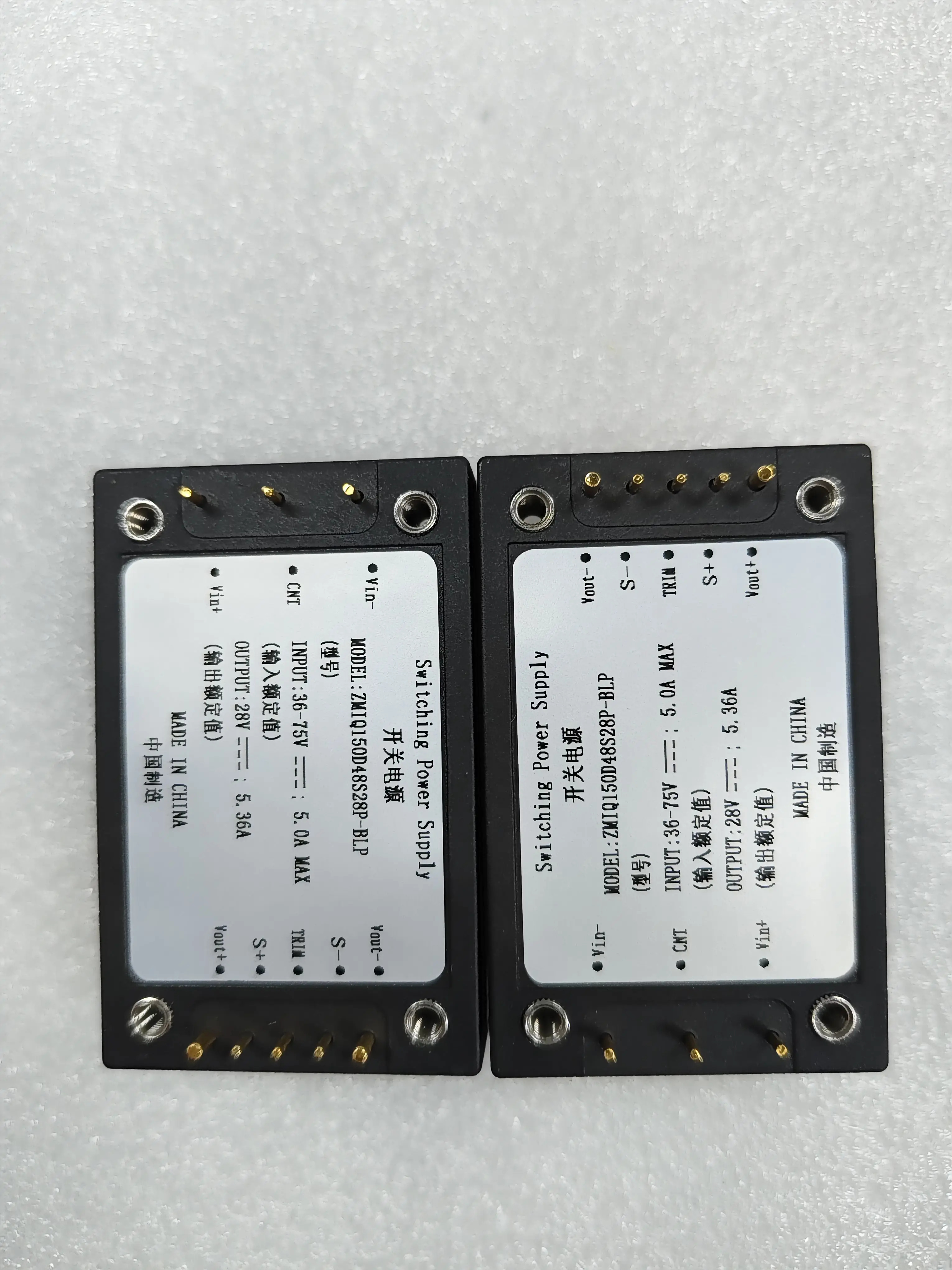 표준 1/4 브릭 현지화 모듈 전원공급장치 입력 36-75Vdc 출력 28Vdc/5.36A 150W