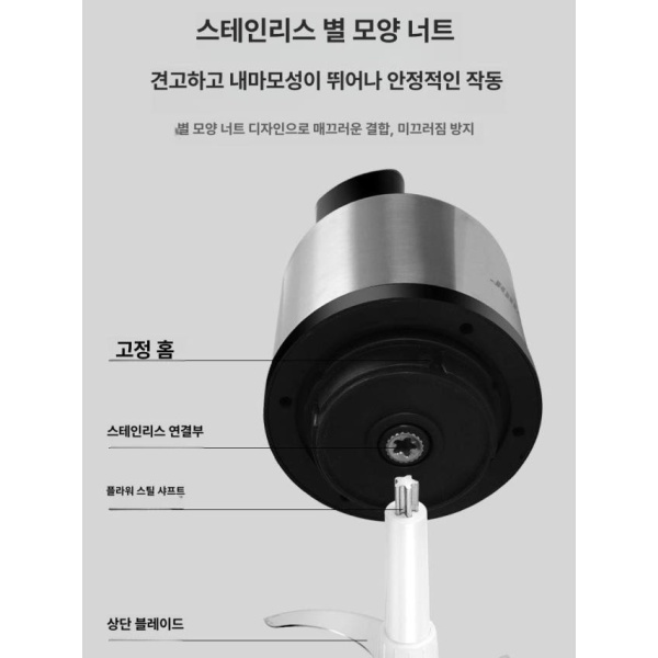강력 대형 믹서 가정용 업소용 상업용 분쇄기 10L 6l 1600w 1조 칼 순동 모터 - 상세 이미지 5