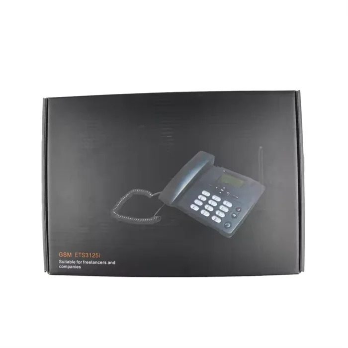 GSM 듀얼 밴드 1 SIM 무선 데스크 폰 카드 ETS3125i 고정 전화 FWP