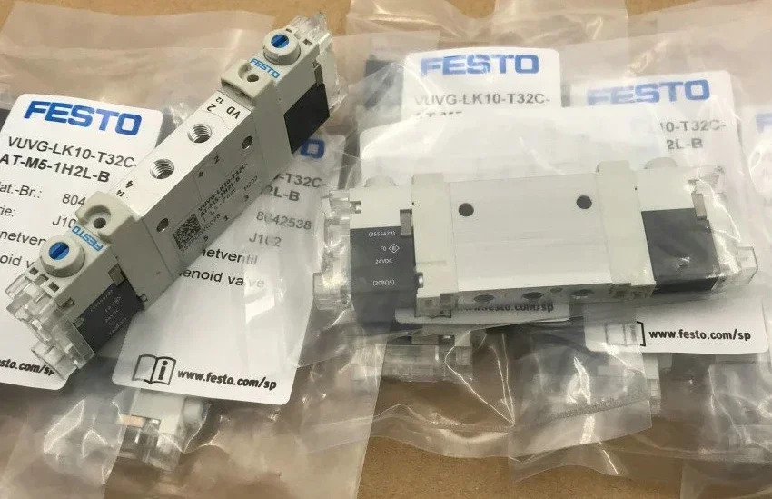 Festo 솔레노이드 밸브 VUVG-LK10-T32C-AT-M5-1H2L-B/S 납품 8042538