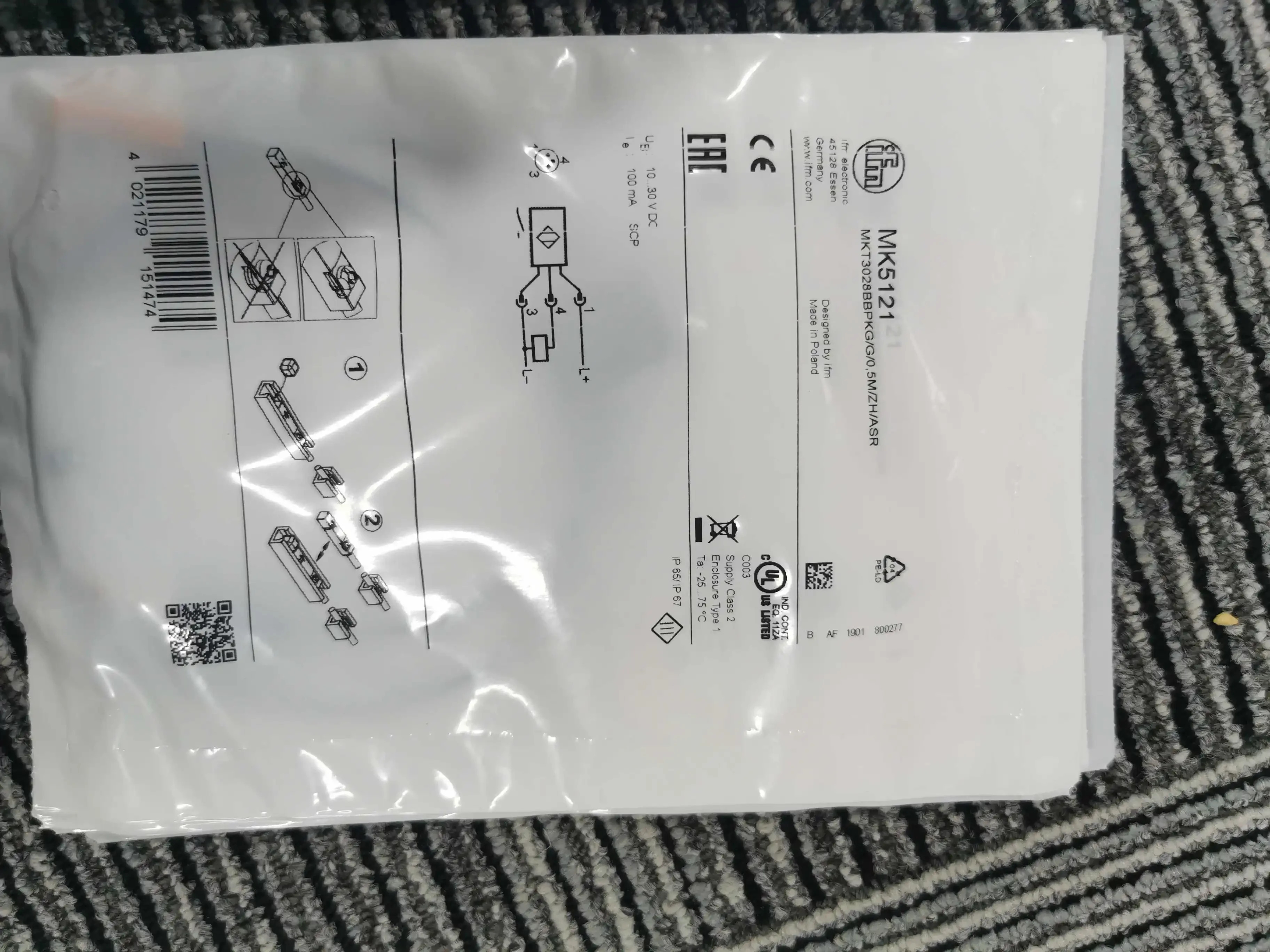 오리지널 IFM 센서 MK5121 MK5122