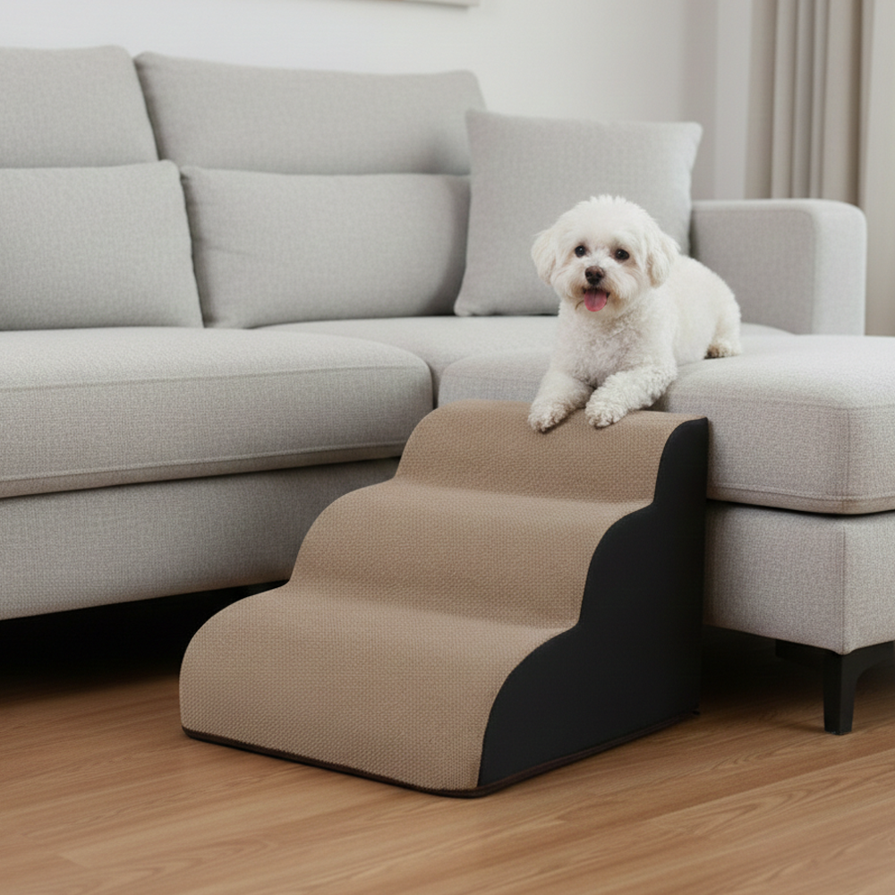 3단 스펀지 높은침대 강아지계단40cm 쇼파 소형견 강아지용계단 노견 쿠... 솔직 후기 | 실제 사용자 리뷰 총정리 - 대표 이미지