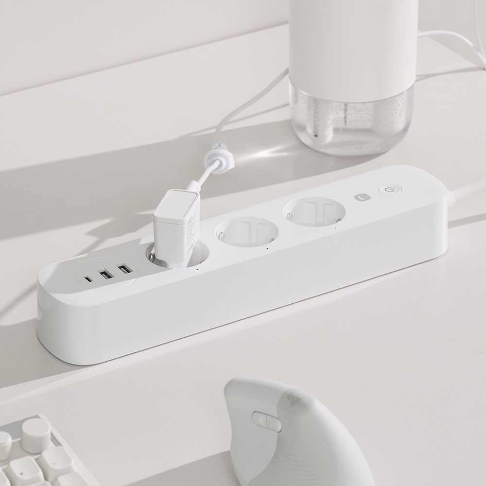 스마트 멀티탭 디자인 iot 플러그 개별 usb 콘센트 고용량 16A 이미지 8