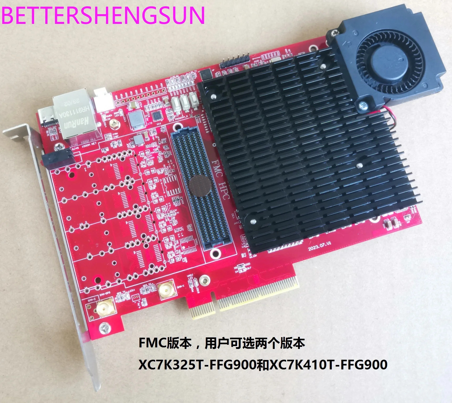 Fpga XC7K325T 개발보드 FMC hp호환C JESD204B PCIEX8 DDR3