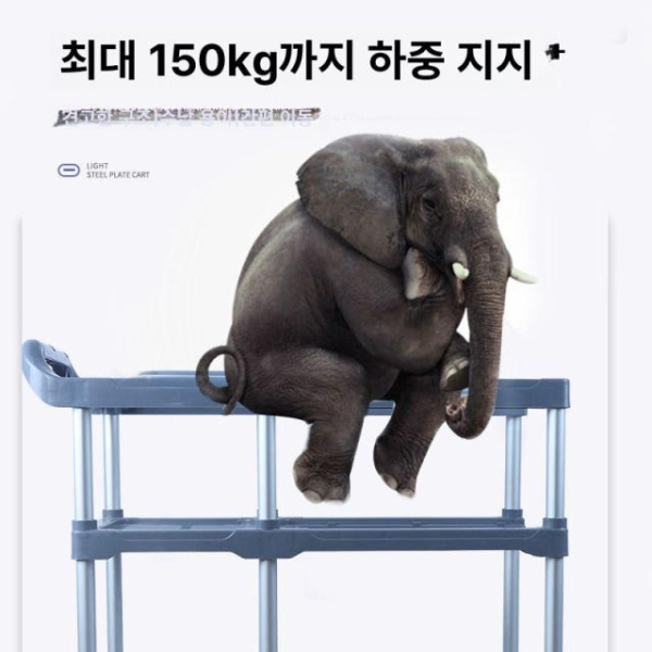 프리미엄 업소용 식당 웨건 뷔페 음식점 서빙카트 선반 제공 두꺼워진 소형식탁카트 무소음바퀴 공식 표준 - 상세 이미지 4