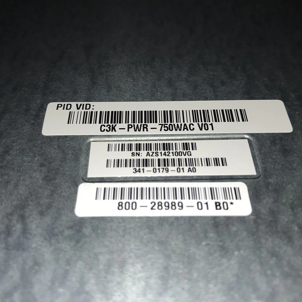 CISCO 3560E-48PD/24PD 3750E 스위치 전원공급장치 C3K-PWR-750WAC용