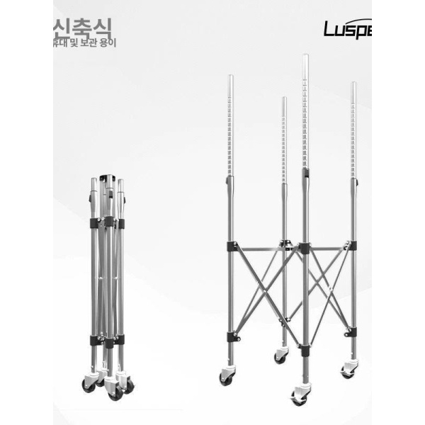 최강 테니스공 테니스장갑 휴대용 테니스용품 볼 카트 지마이 스테인리스 고정 높이-다목적 볼카트 - 상세 이미지 4