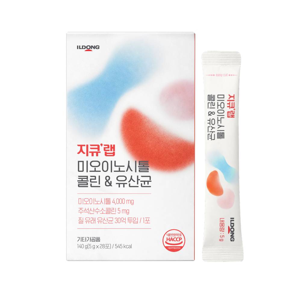 지큐랩 미오이노시톨 콜린&유산균 28포 1개 - 상품 이미지
