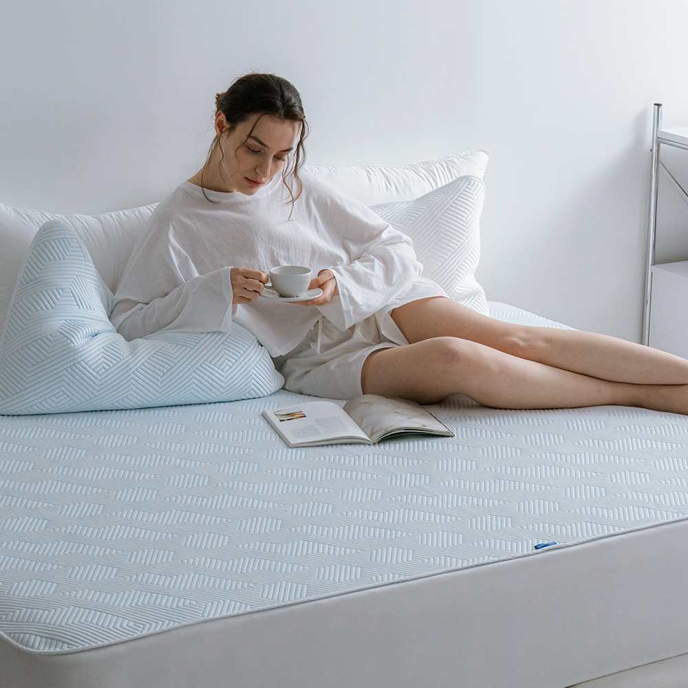 프로텍트어베드 웰어베드 듀라웰 알래스카 냉감 매트리스커버 화이트, K(킹)