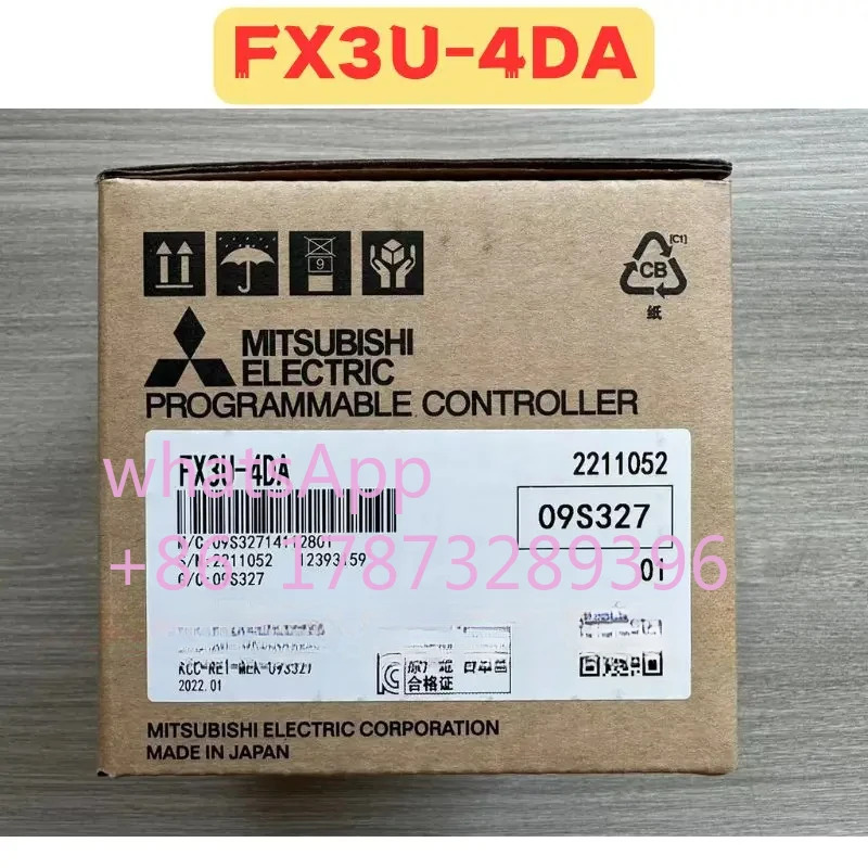 오리지널 FX3U-4DA FX3U 4DA 모듈