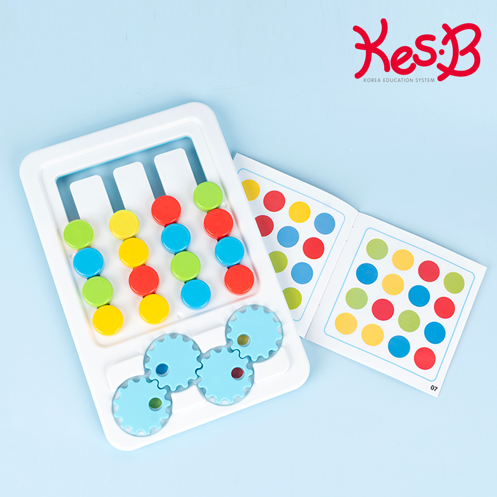 [캐스비] 스마트 컬러보드 로직퍼즐 컬러매칭 구슬퍼즐 창의발달 소근육 - 상품 이미지