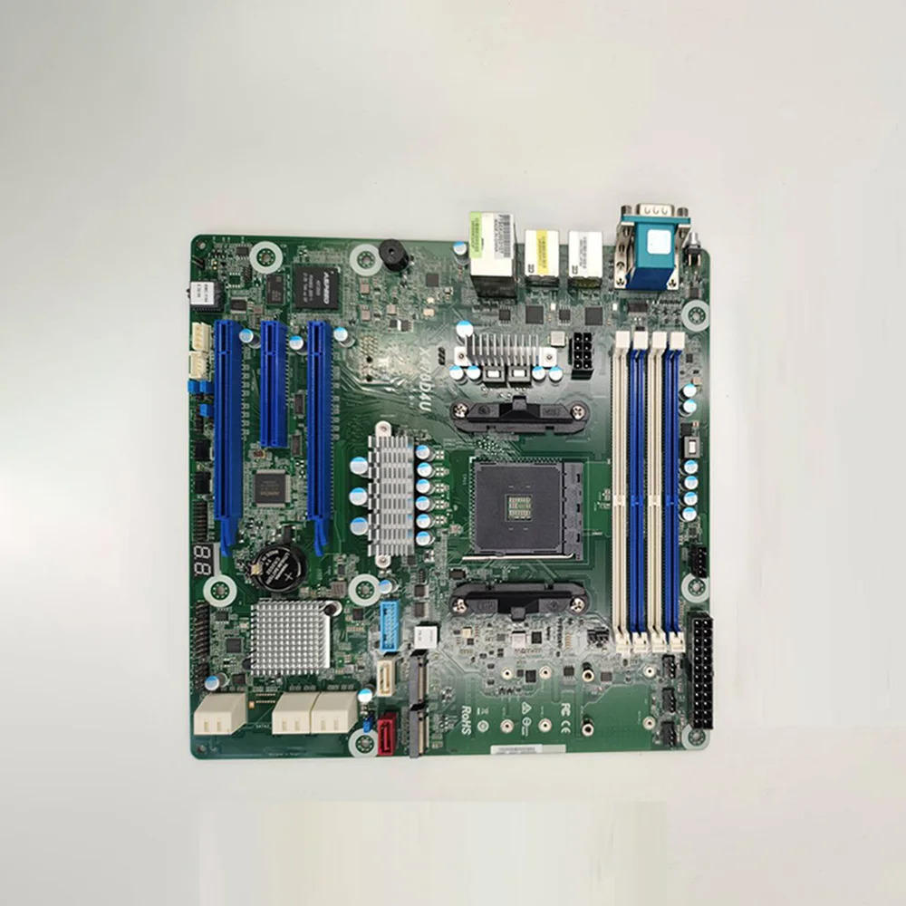 ASRock호환 서버 마더보드X470D4U는 3/4/5000 시리즈 AM4 IPMI를 지원