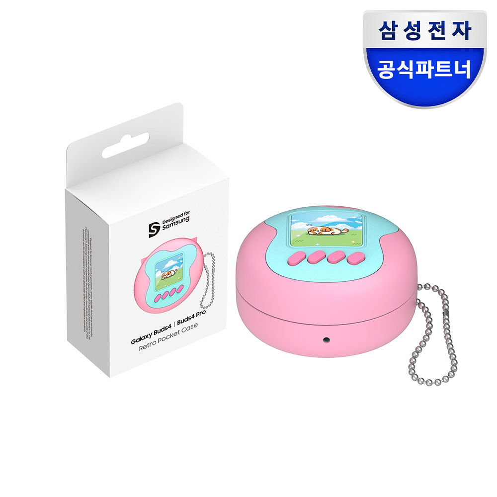 삼성 갤럭시 버즈4 버즈4프로 레트로 포켓 포근멍 케이스 제품 이미지