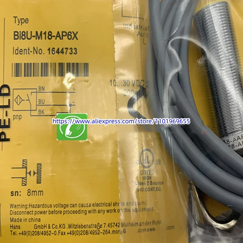 3pcs BI8U-M18-AD4X-H1141 NI8-M18-AP6X NI8-M18-AD4X BI8-M18-VN6X BI8-M18-VP6X 스위치