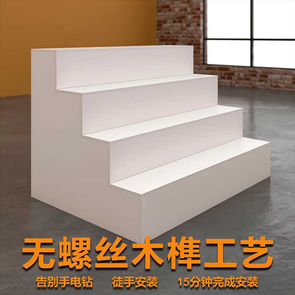 계단식 진열대 옷가게 디피 매대 베이커리 쇼룸 받침 80x40x40cm 2단 이미지 8