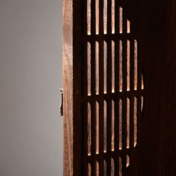 고급 화초장 전통 자개장 캐비닛 옛날 거실 엔틱 75x34x90cm - 상세 이미지 3