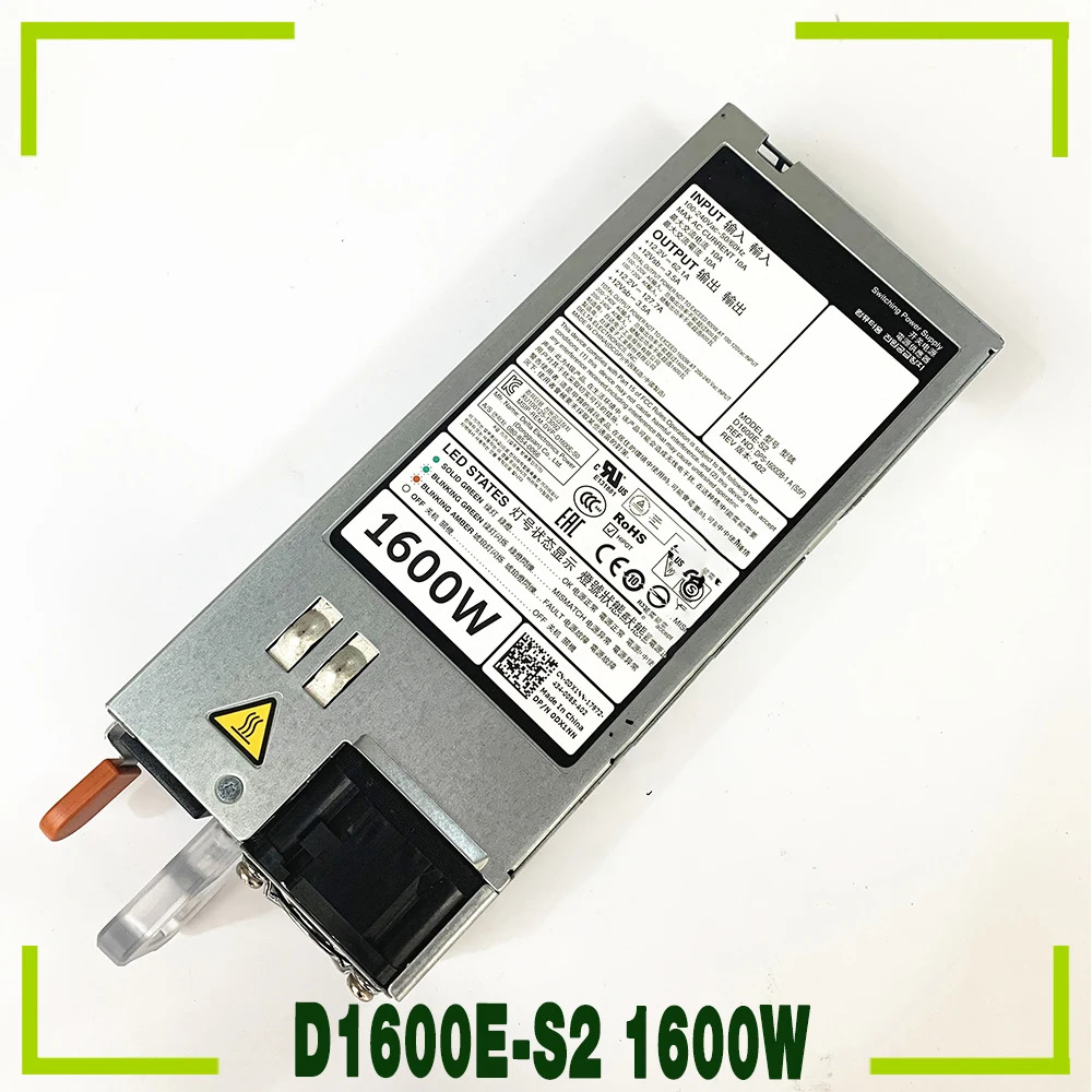 DELL 서버 전원공급장치 0DX1NN DX1NN 1600W완전 리퍼 D1600E-S2