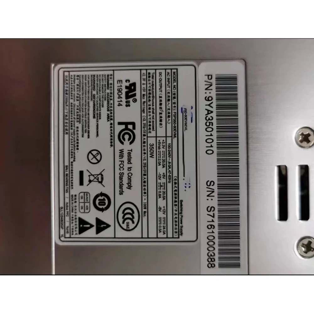 SIMATIC IPC 전원공급장치 350W FSP350-60EVML A5E02547143 IPC547D
