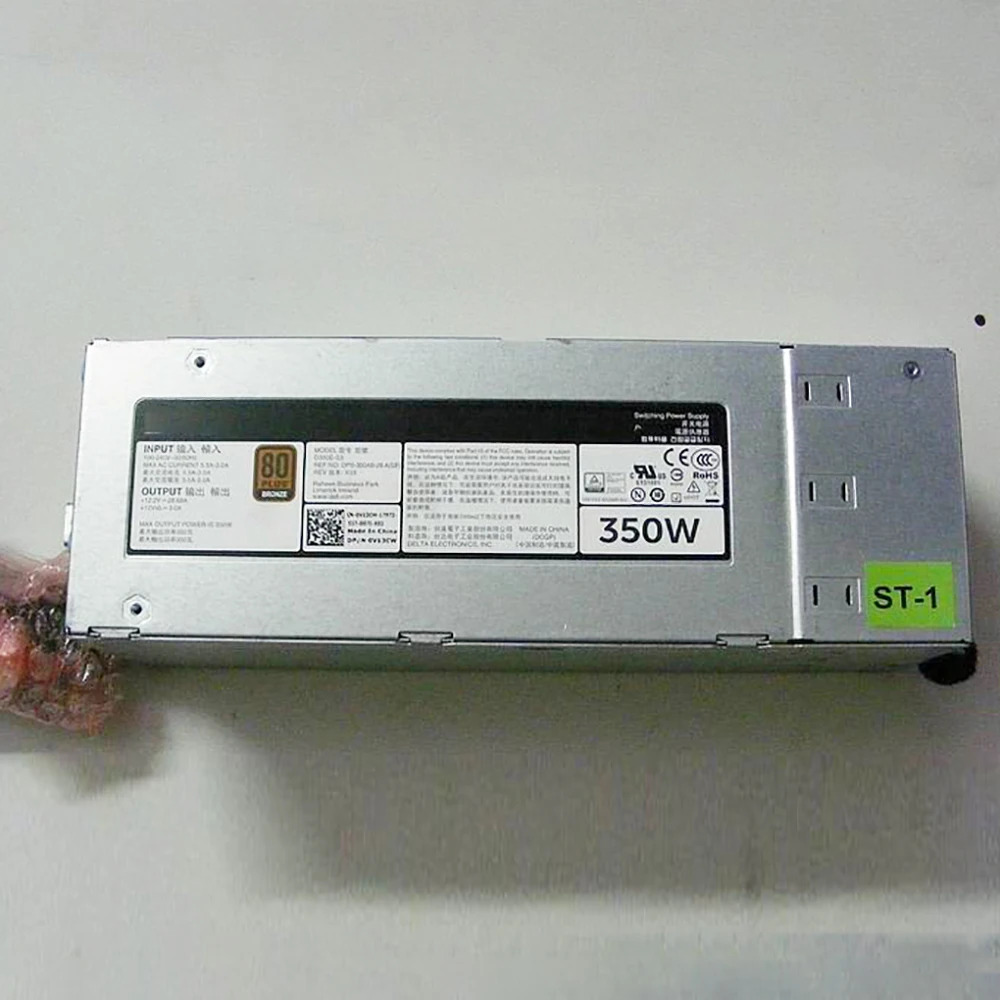 DELL R530 T330 T340 350W 서버 전원공급장치 V13CW 0V13CW AC350E-S0 0HMNXX D350E-S3