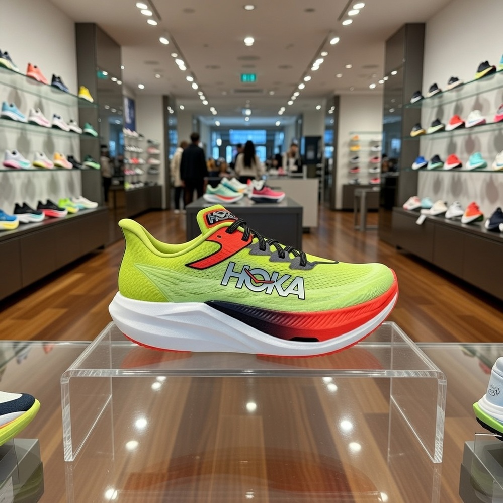 호카 로켓 X 3 남성 런닝화 스탠다드 엘로우 1168724