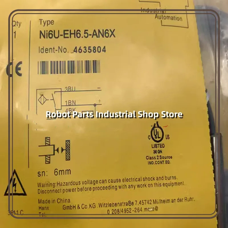 2pcs 인덕터 센서 NI6U-EH6.5-AN6X NI6U-EH6.5-AP6X