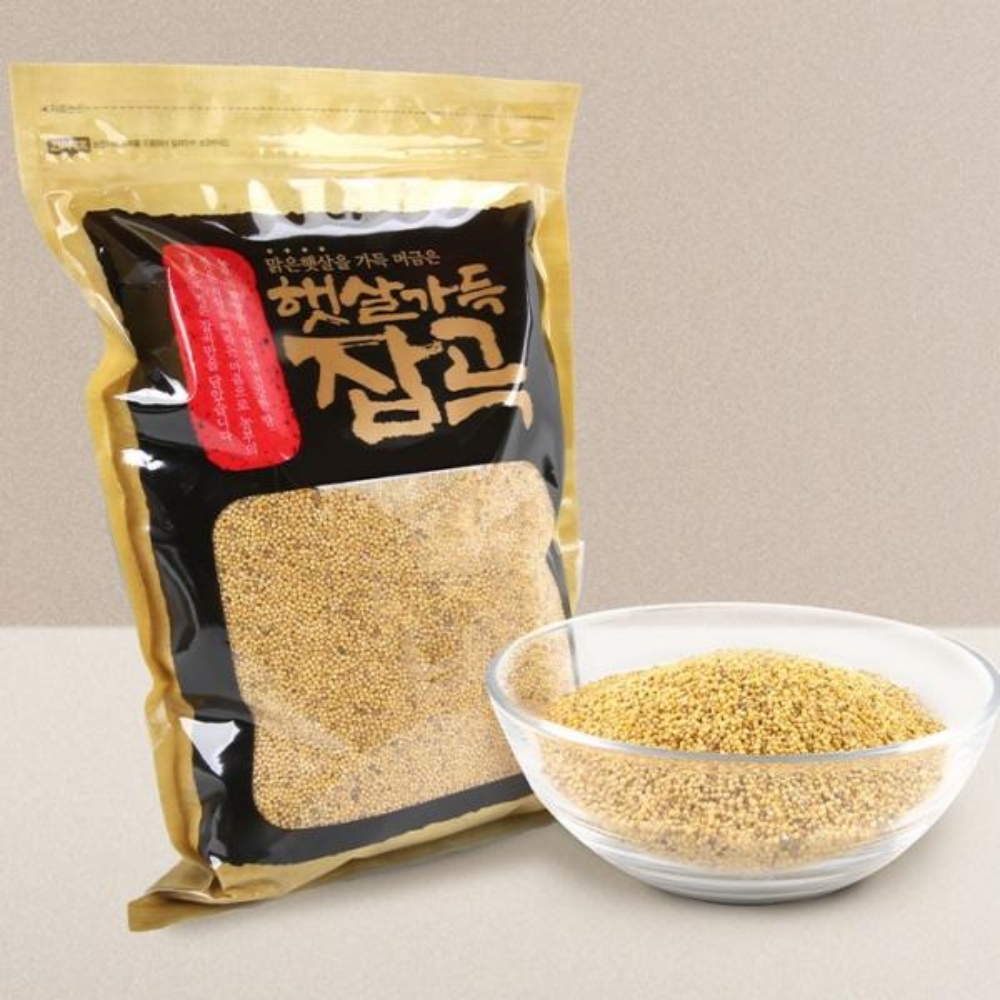 차조 차조밥 저당잡곡 차좁쌀 찰조 노란 차조쌀 찰좁쌀 국산 햇차조 효능 1kg, 1개 - 상세 이미지 2
