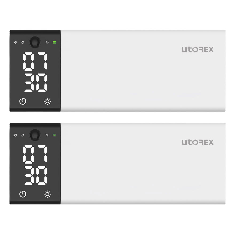 유토렉스 UV-C살균 히팅건조살균 송풍건조 벽걸이 무선칫솔살균기 네오큐브 화이트 1+1