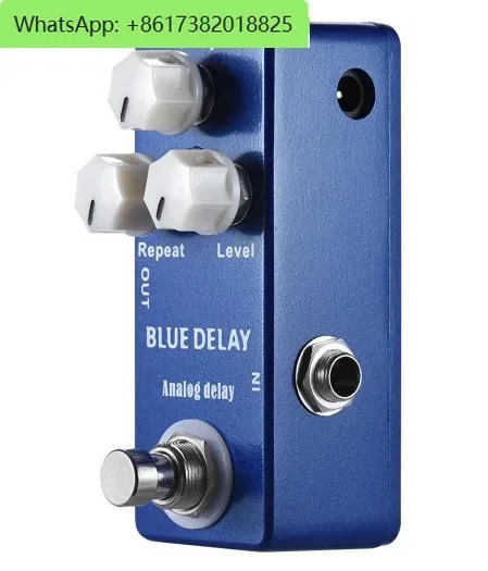 Moskyaudi호환o Blue Delay 딥 블루 기타 딜레이 이펙터