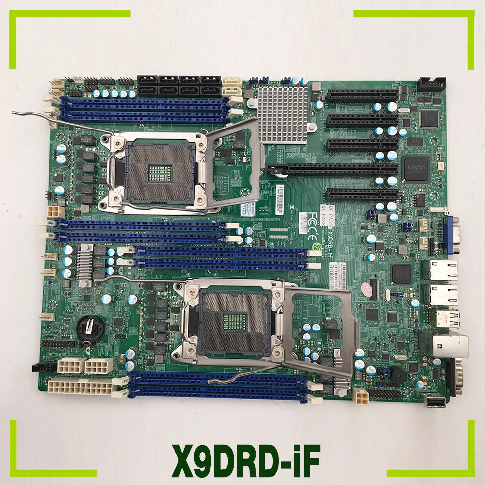 슈퍼마이크로 마더보드 DDR3 PCI-E 3.0 SATA3 LGA2011 제온 E5-2600 군X9DRD-iF