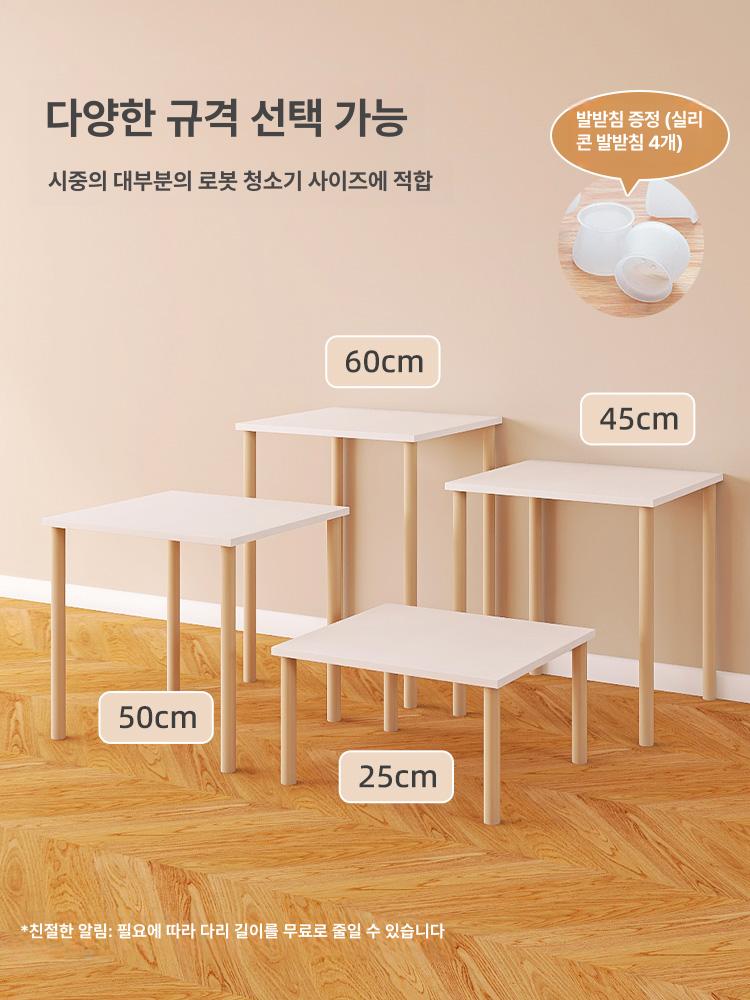 고양이 화장실 선반 캣타워 수납 정리 발코니 목재 변기 45다리 49 44x46.7cm - 상세 이미지 3