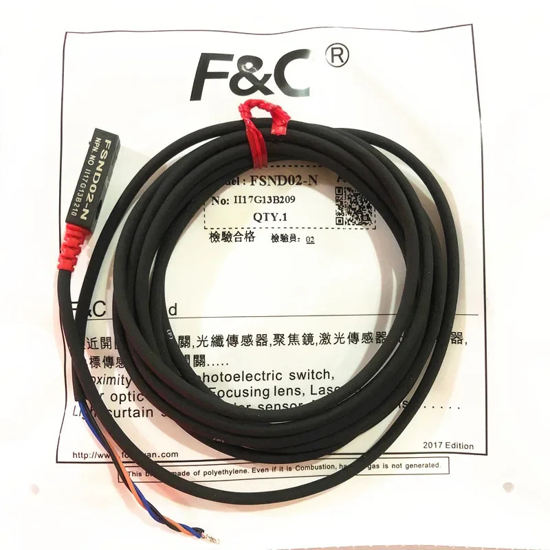 2pcs 오리지널 FC 금속 센서 FSND02-N FSND04-N FSND02-B