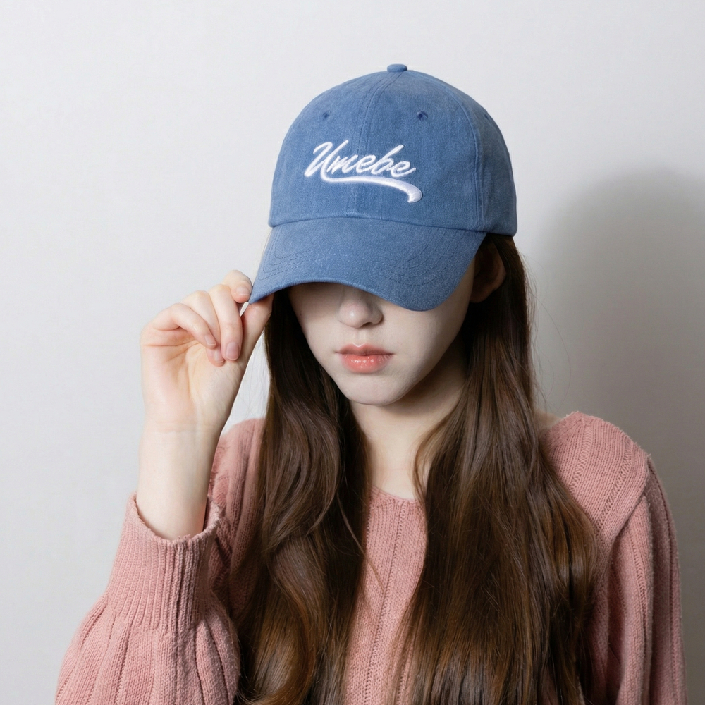유미비 피그먼트 대두모자 얼굴작아보이는 빅사이즈 깊은 볼캡 캡모자 상품 이미지