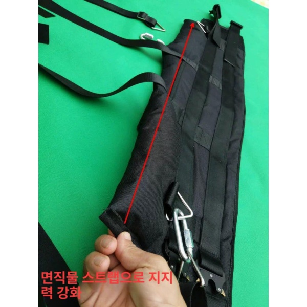 프리미엄 허리통증완화 요추견인벨트 노인 간편한 철봉 돌출 블랙슬링스탠드제외 S - 상세 이미지 2