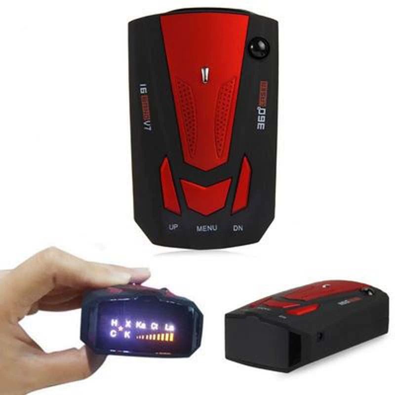 레이더 감지기 자동차 과속 단속 카메라 탐지 모델 검은색 경보기 경고 전동 후방 - 상세 이미지 2