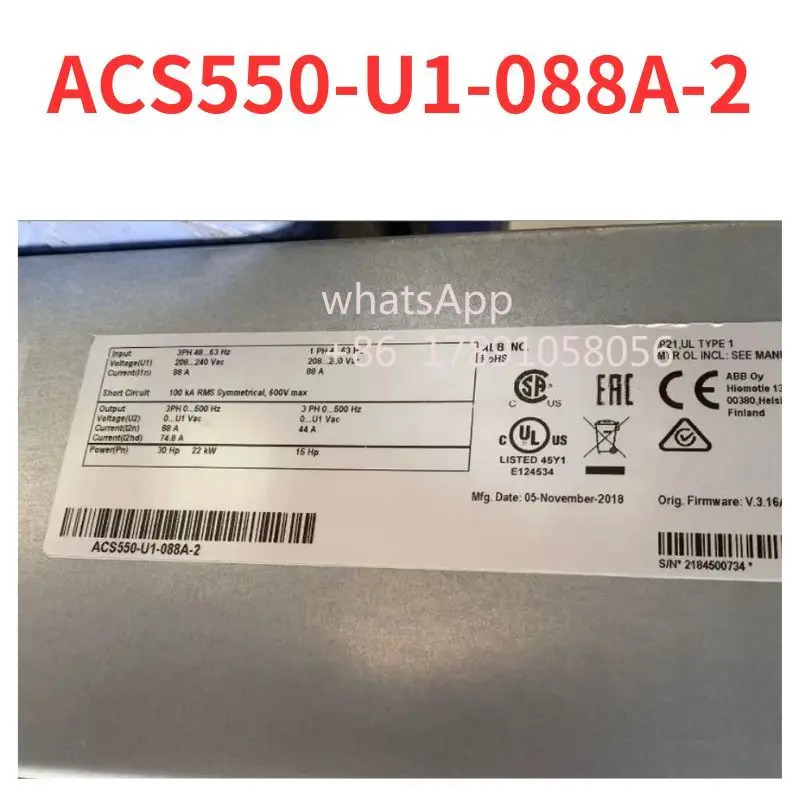 ACS550-U1-088A-2 주파수 변환기 리퍼 완료