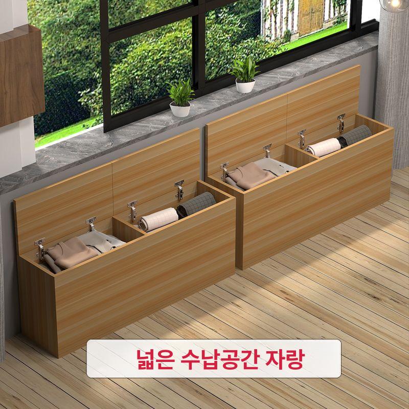 틈새 수납함 침실 보관함 거실 틈새장 이동식 협탁 대체 2도어 60 x 30x40 - 상세 이미지 3