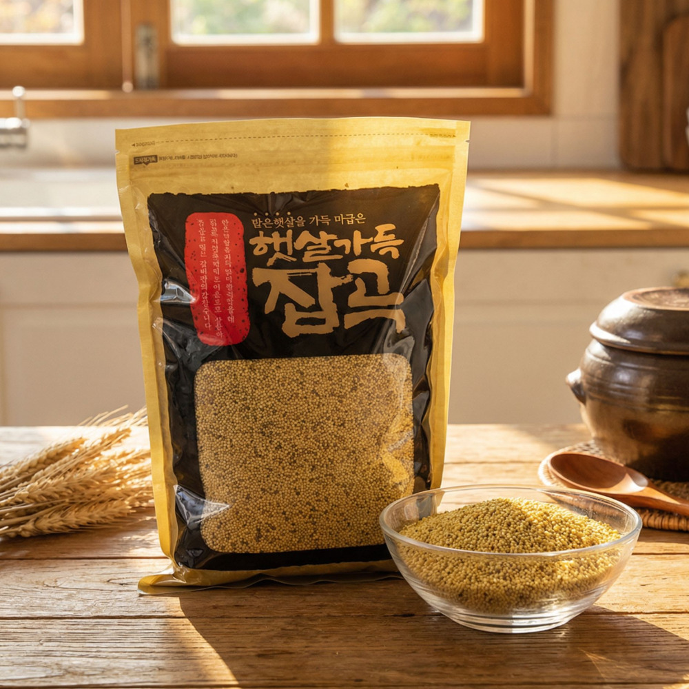차조 차조밥 저당잡곡 차좁쌀 찰조 노란 차조쌀 찰좁쌀 국산 햇차조 효능 1kg, 1개 - 상품 이미지