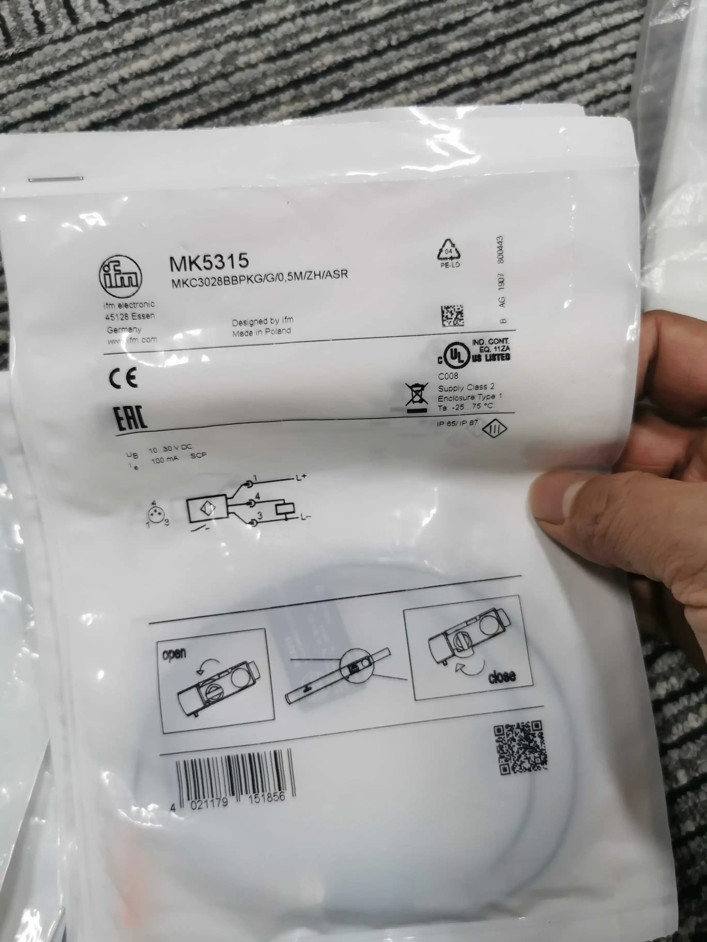 오리지널 IFM 마그네틱 스위치 MK5102 MK5107 MK5106 MK5315