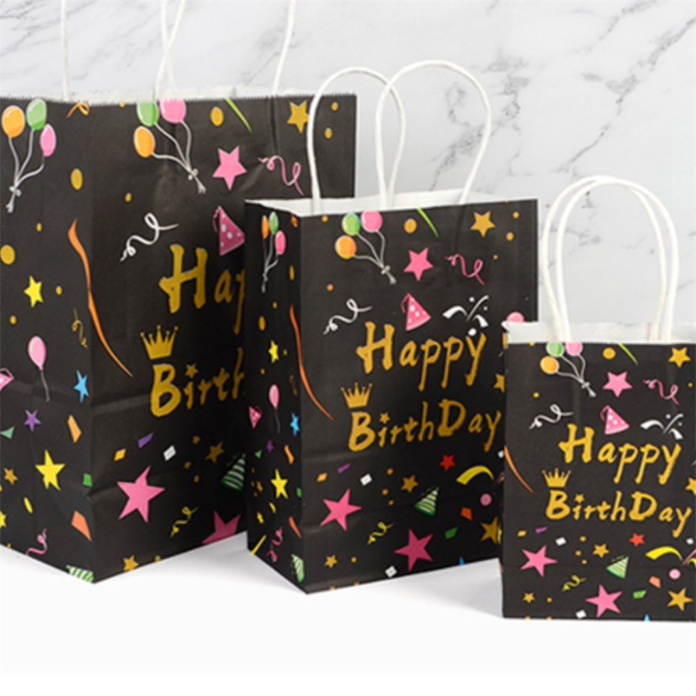 라이즈올 생일 종이 선물백 생일포장선물가방 - 상품 이미지
